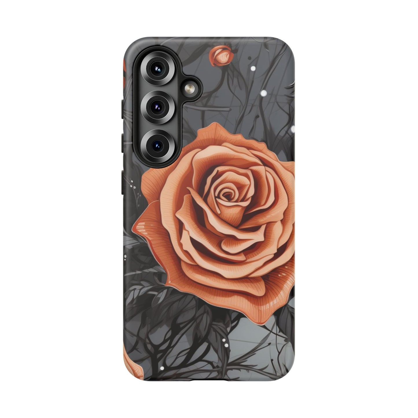 Gothic Orange Rose Samsung Galaxy Case - BOGO Cases