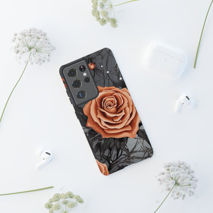 Gothic Orange Rose Samsung Galaxy Case - BOGO Cases