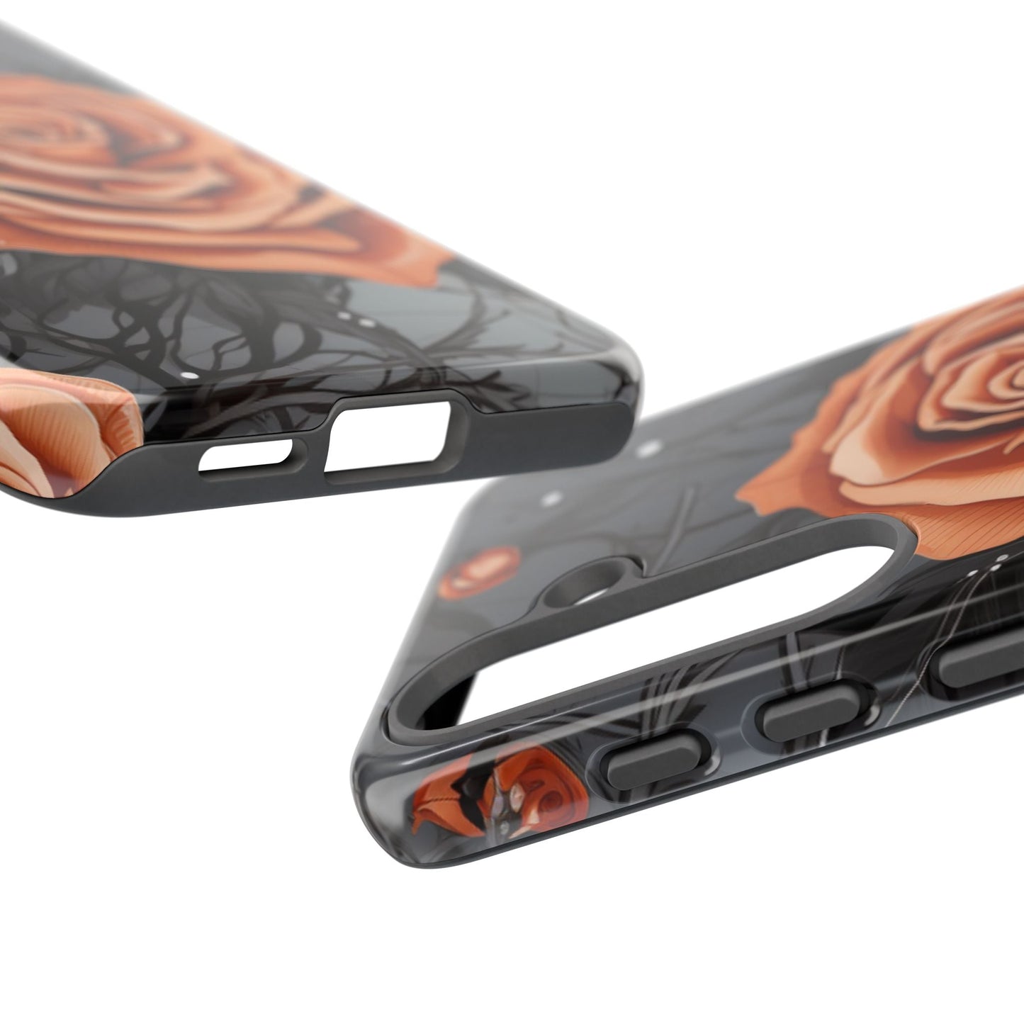 Gothic Orange Rose Samsung Galaxy Case - BOGO Cases