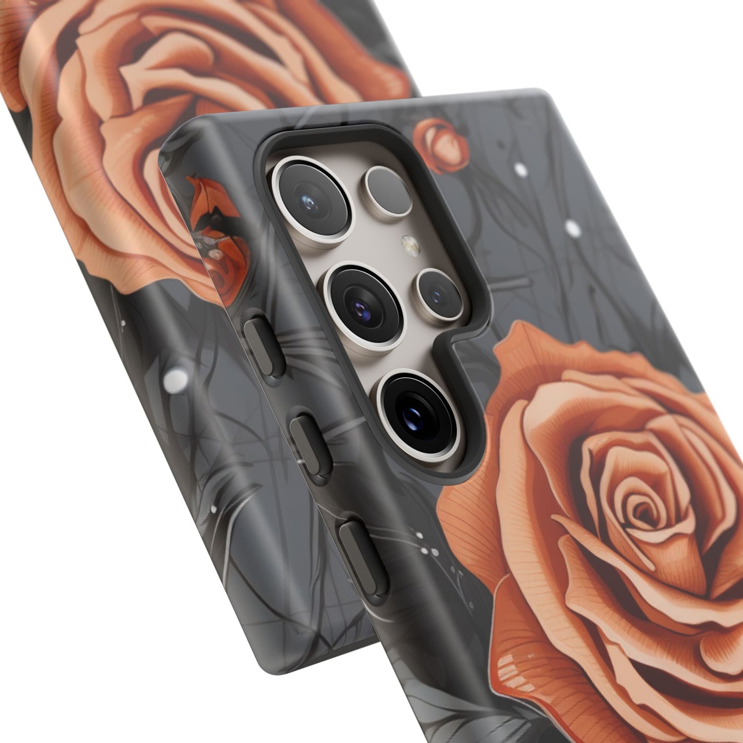 Gothic Orange Rose Samsung Galaxy Case - BOGO Cases