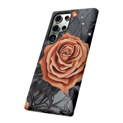 Gothic Orange Rose Samsung Galaxy Case - BOGO Cases