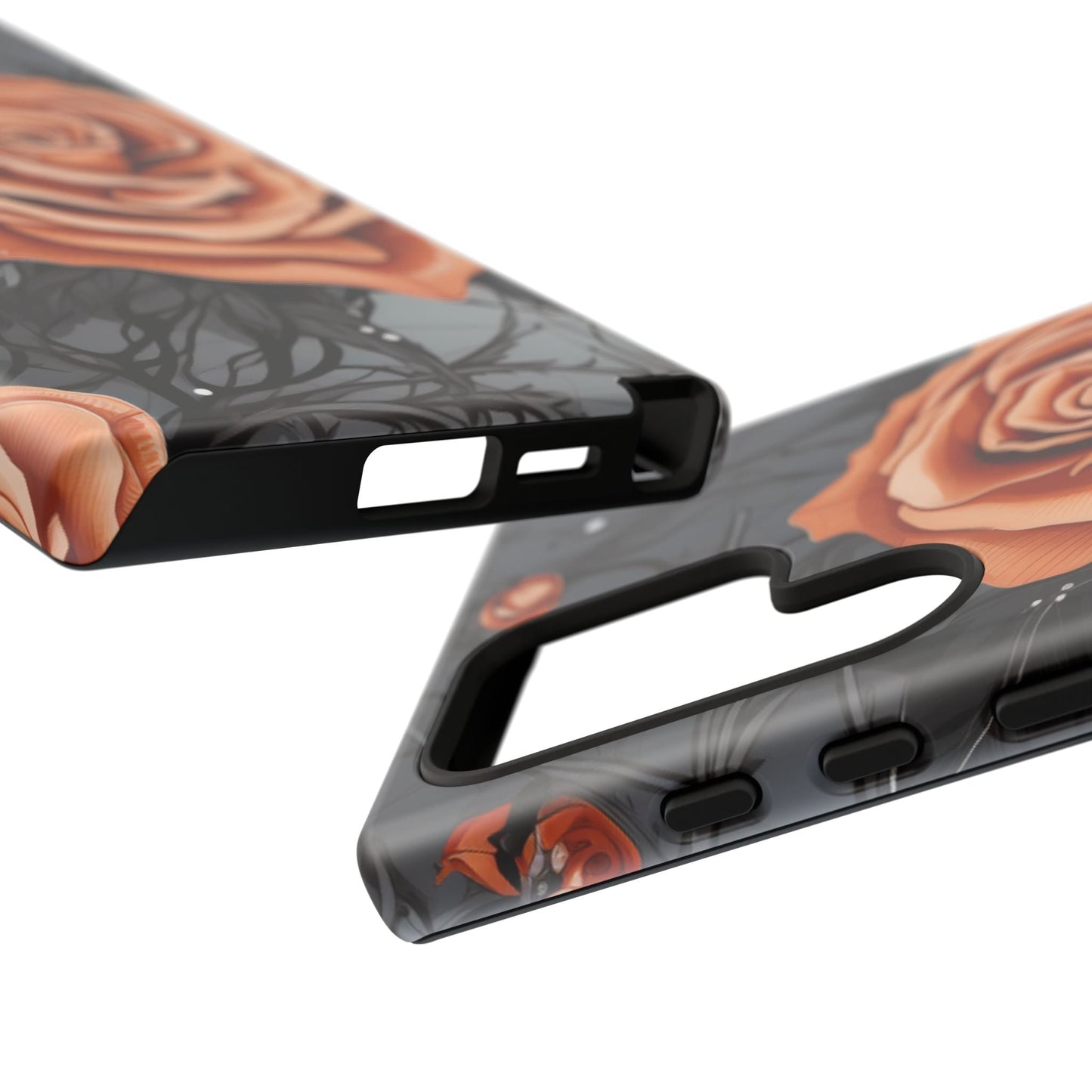 Gothic Orange Rose Samsung Galaxy Case - BOGO Cases