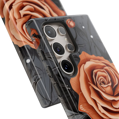 Gothic Orange Rose Samsung Galaxy Case - BOGO Cases