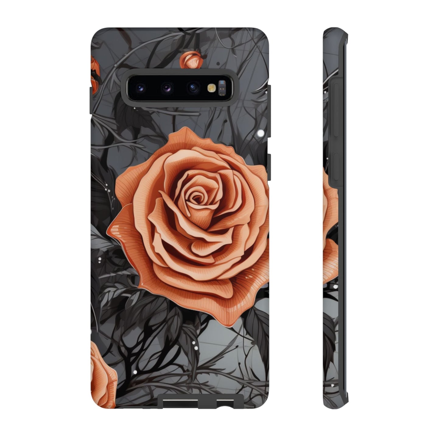 Gothic Orange Rose Samsung Galaxy Case - BOGO Cases