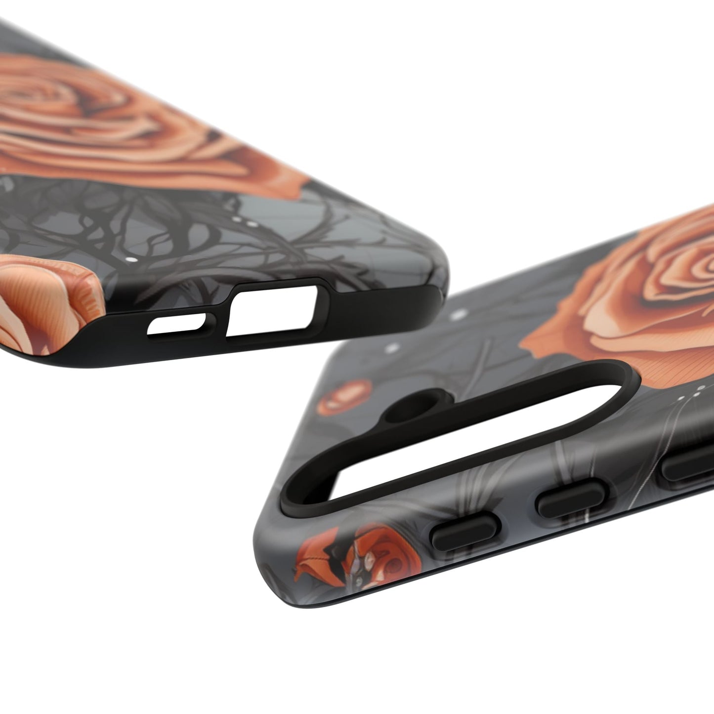 Gothic Orange Rose Samsung Galaxy Case - BOGO Cases