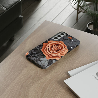 Gothic Orange Rose Samsung Galaxy Case - BOGO Cases