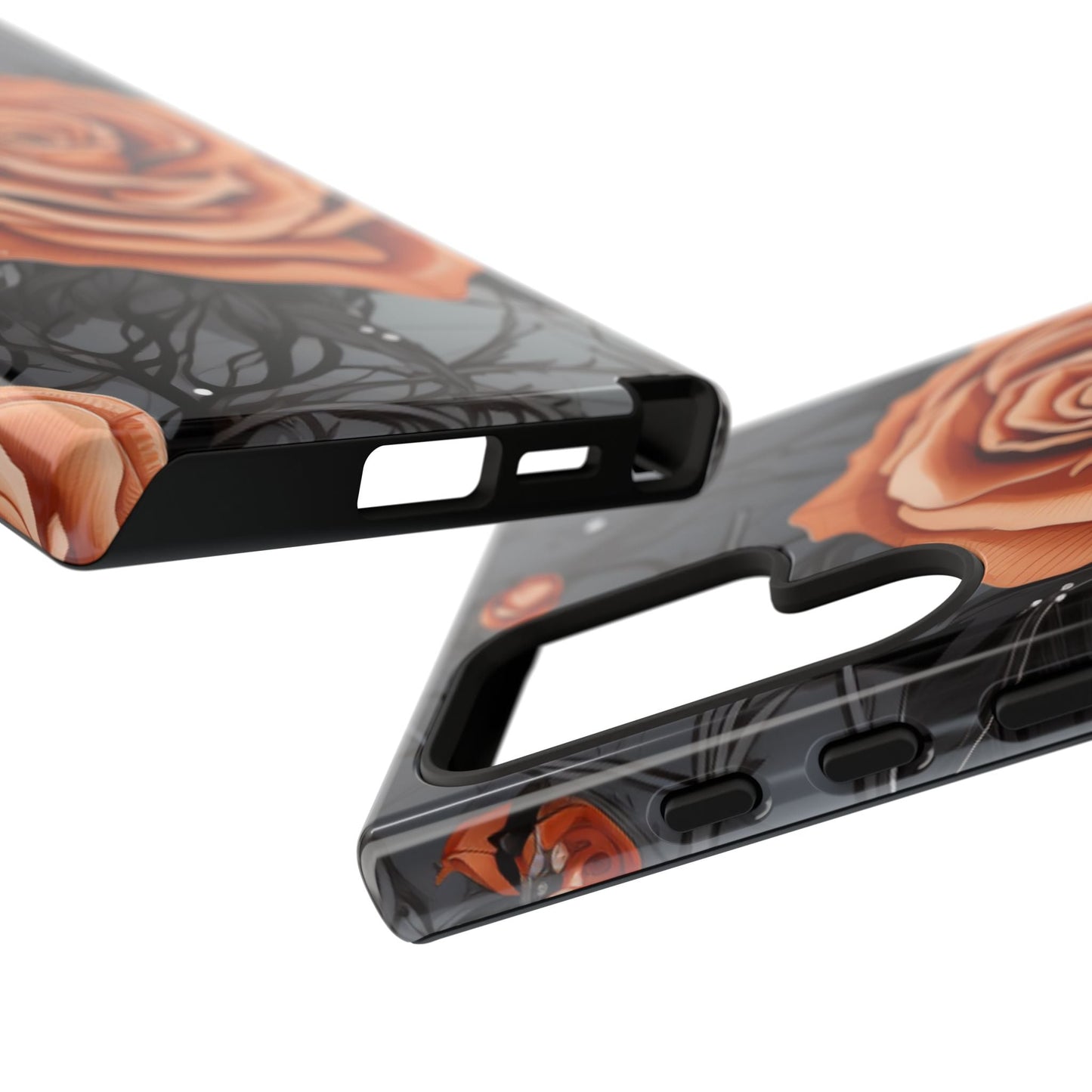 Gothic Orange Rose Samsung Galaxy Case - BOGO Cases