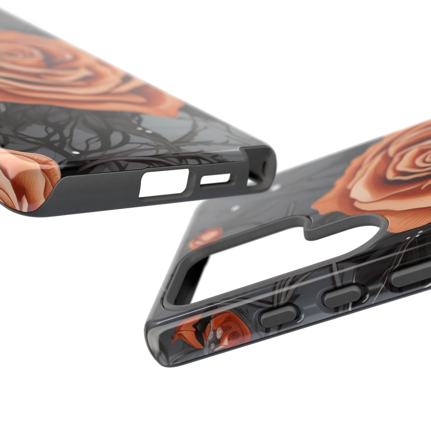 Gothic Orange Rose Samsung Galaxy Case - BOGO Cases