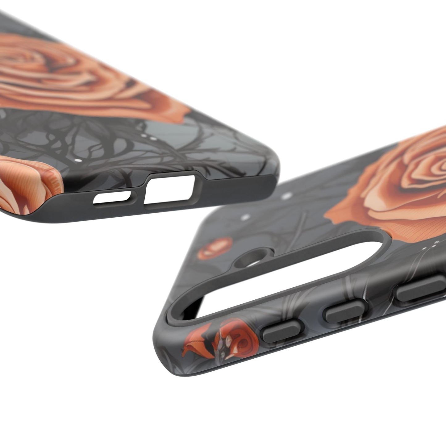 Gothic Orange Rose Samsung Galaxy Case - BOGO Cases
