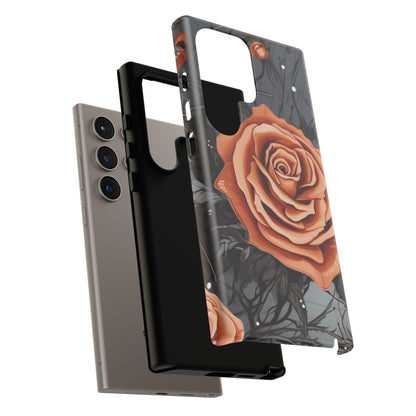 Gothic Orange Rose Samsung Galaxy Case - BOGO Cases