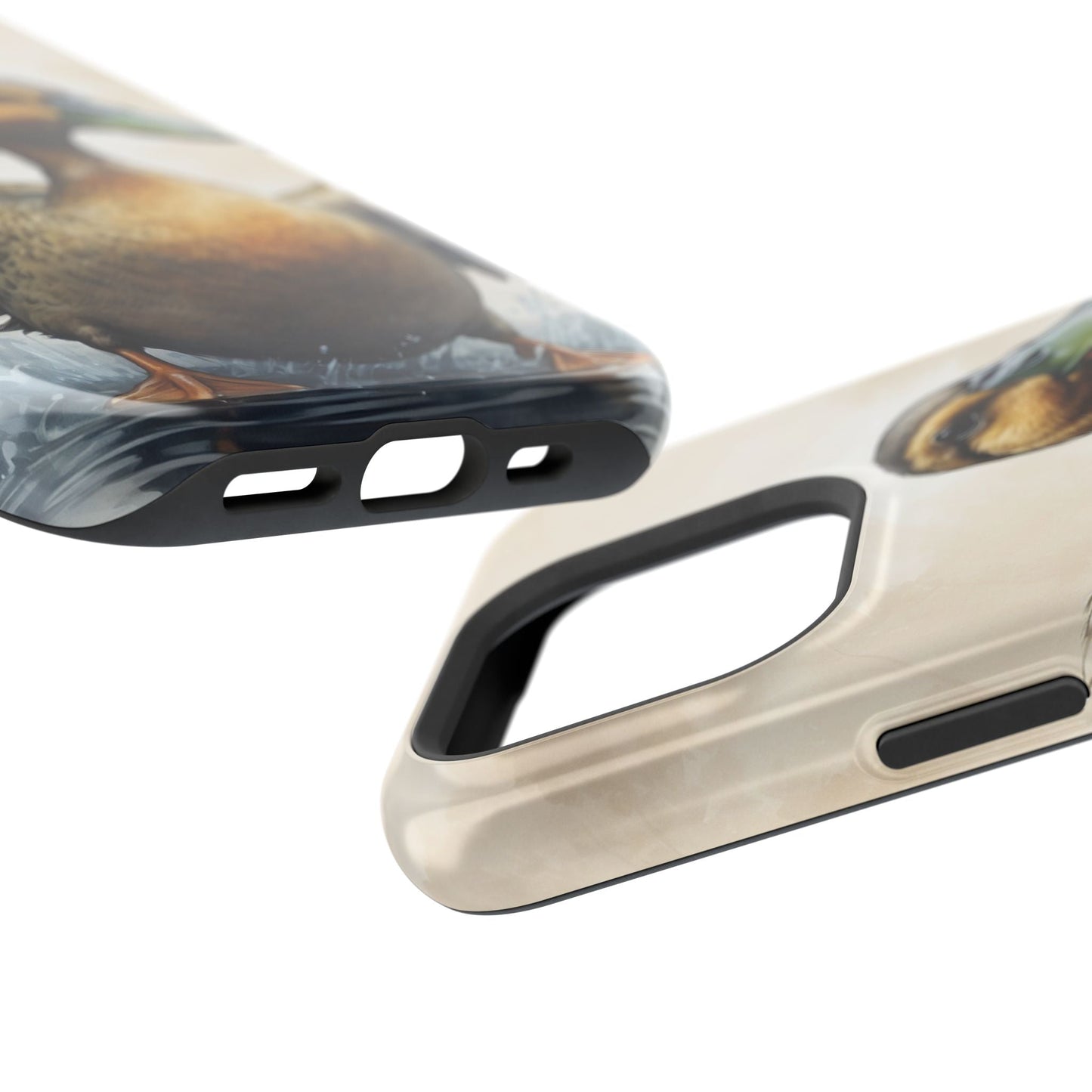 Graceful Duck in Watercolor Scene - MagSafe iPhone Case - BOGO Cases