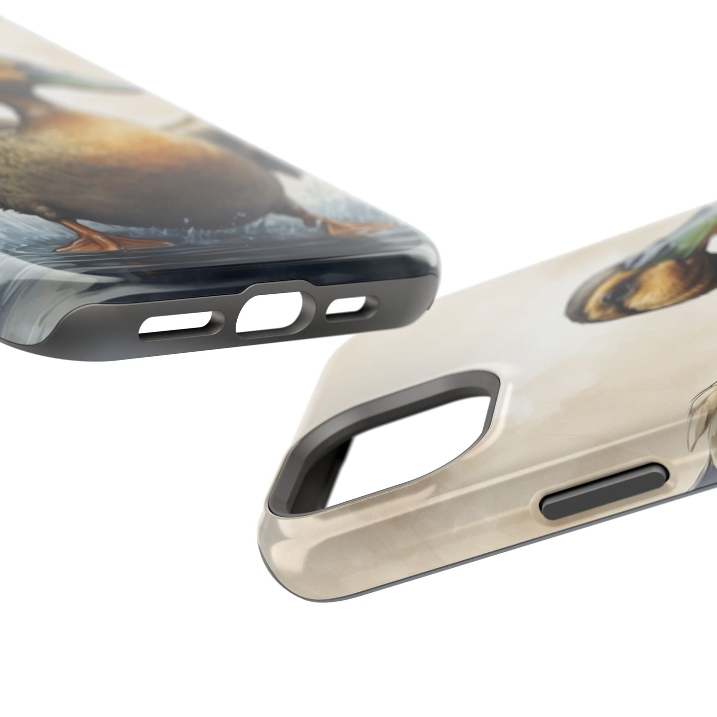 Graceful Duck in Watercolor Scene - MagSafe iPhone Case - BOGO Cases