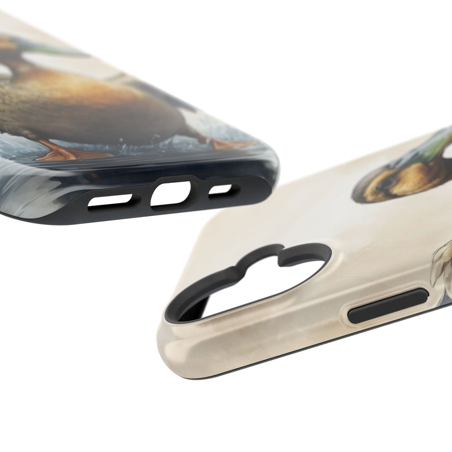 Graceful Duck in Watercolor Scene - MagSafe iPhone Case - BOGO Cases