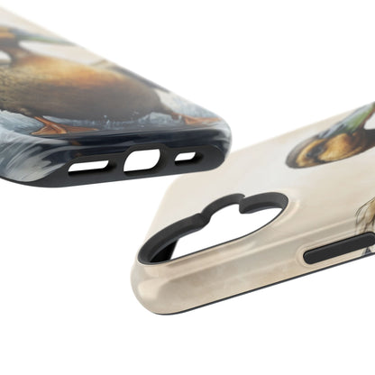 Graceful Duck in Watercolor Scene - MagSafe iPhone Case - BOGO Cases