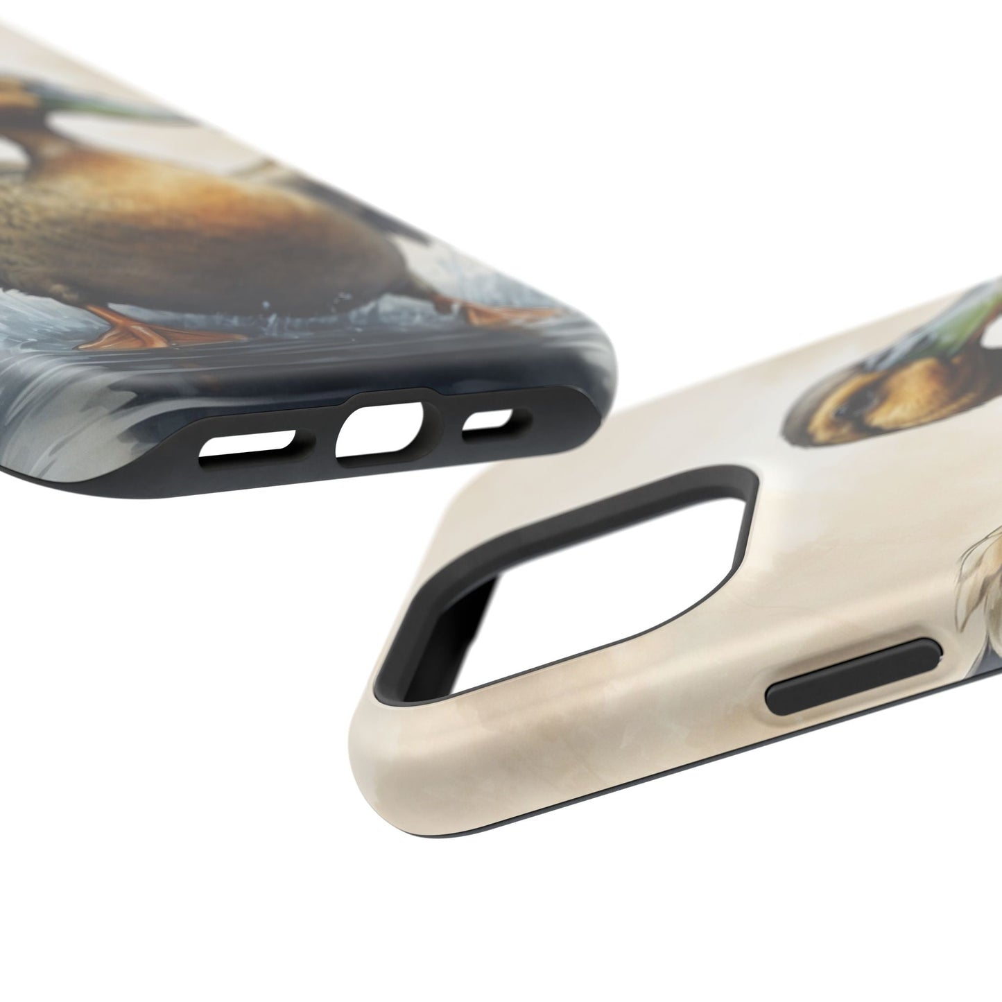 Graceful Duck in Watercolor Scene - MagSafe iPhone Case - BOGO Cases