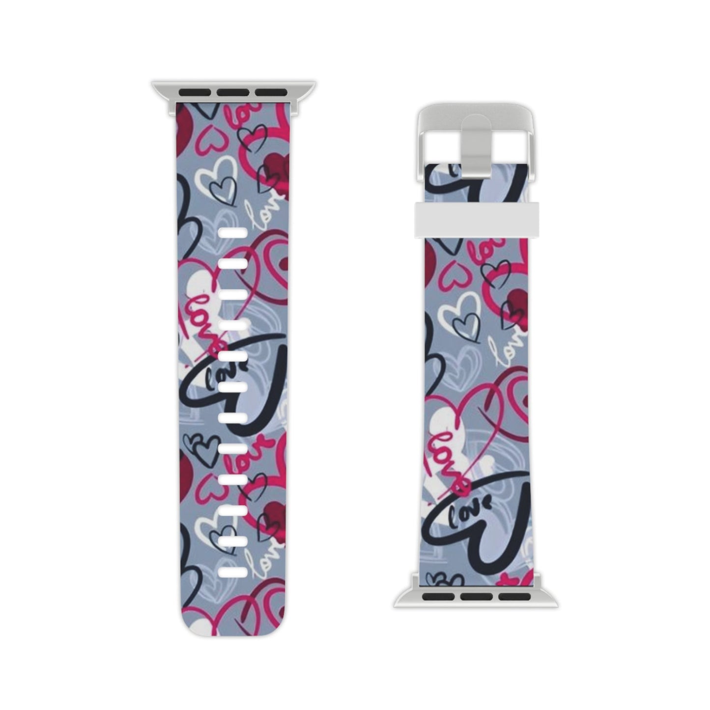 Graffiti Love Hearts Apple Watch Band - BOGO Cases