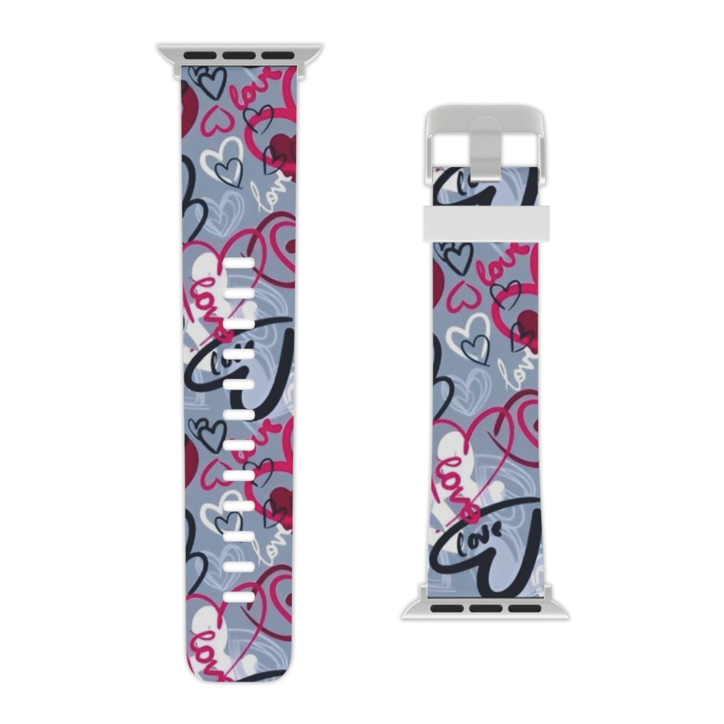 Graffiti Love Hearts Apple Watch Band - BOGO Cases