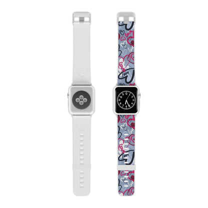 Graffiti Love Hearts Apple Watch Band - BOGO Cases