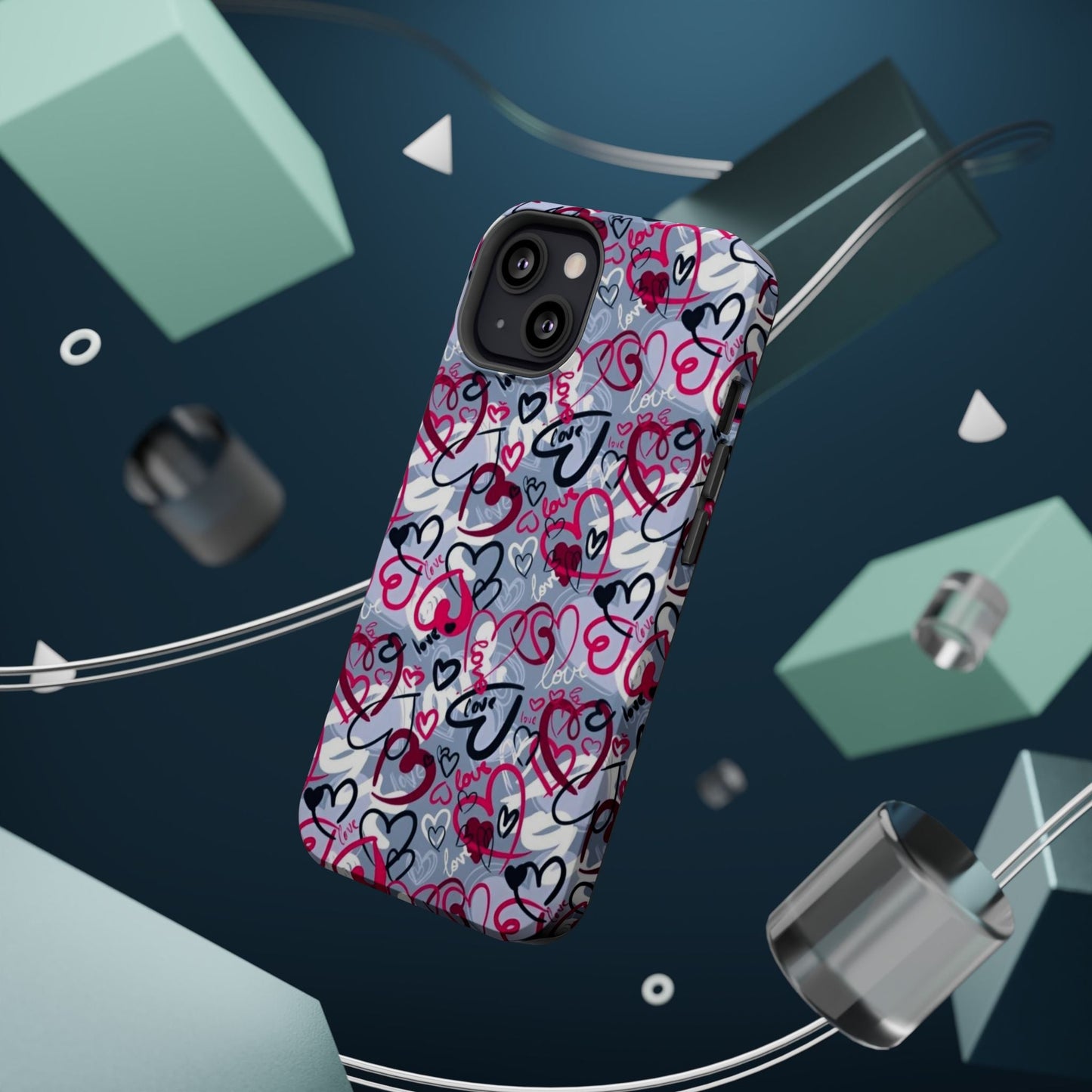 Graffiti Love Hearts MagSafe Case - BOGO Cases