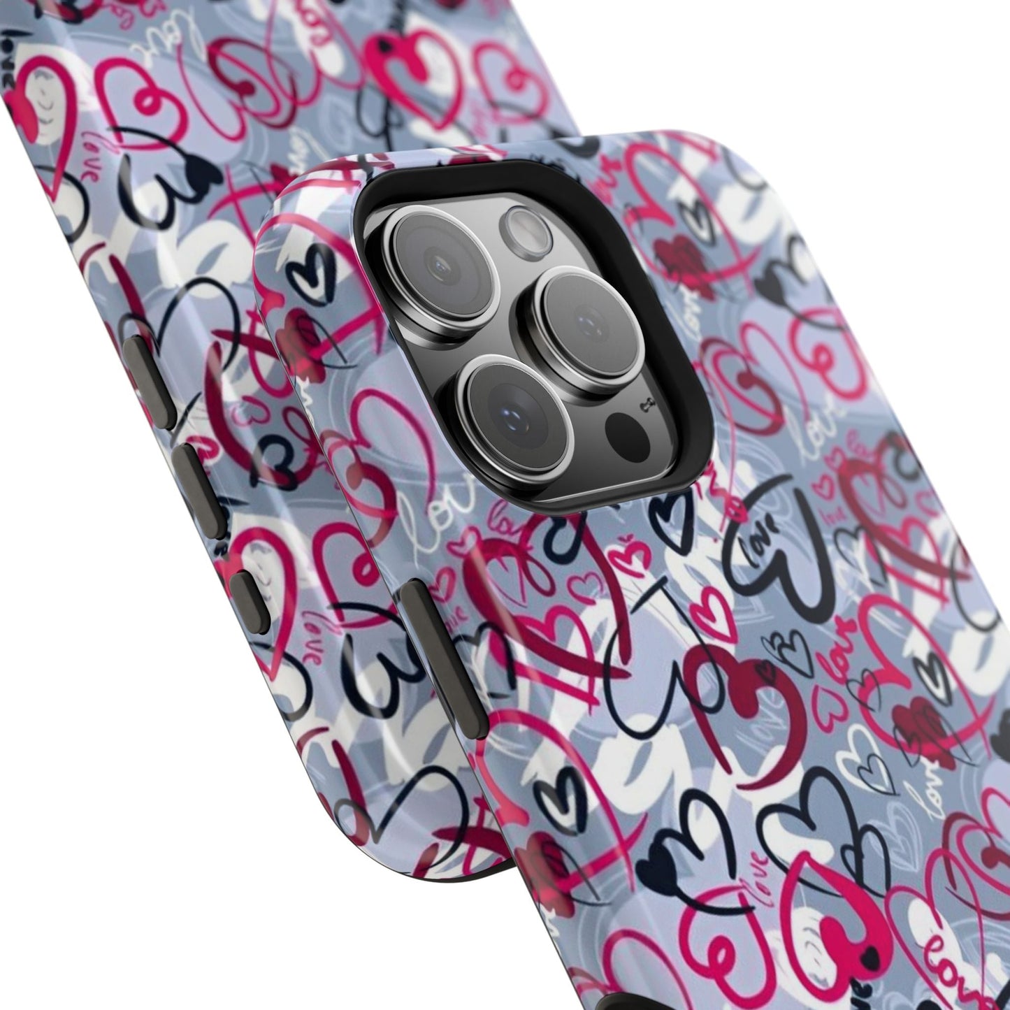 Graffiti Love Hearts MagSafe Case - BOGO Cases