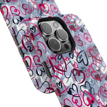 Graffiti Love Hearts MagSafe Case - BOGO Cases
