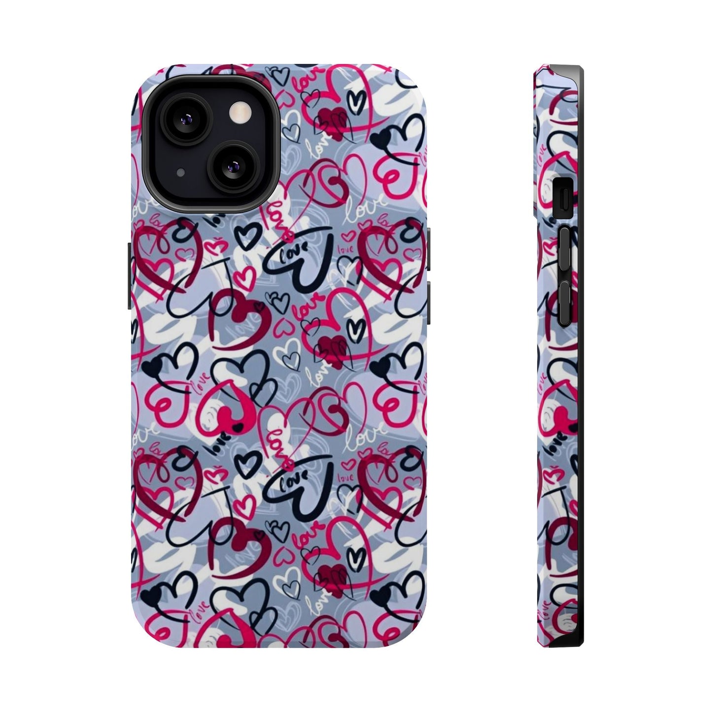 Graffiti Love Hearts MagSafe Case - BOGO Cases