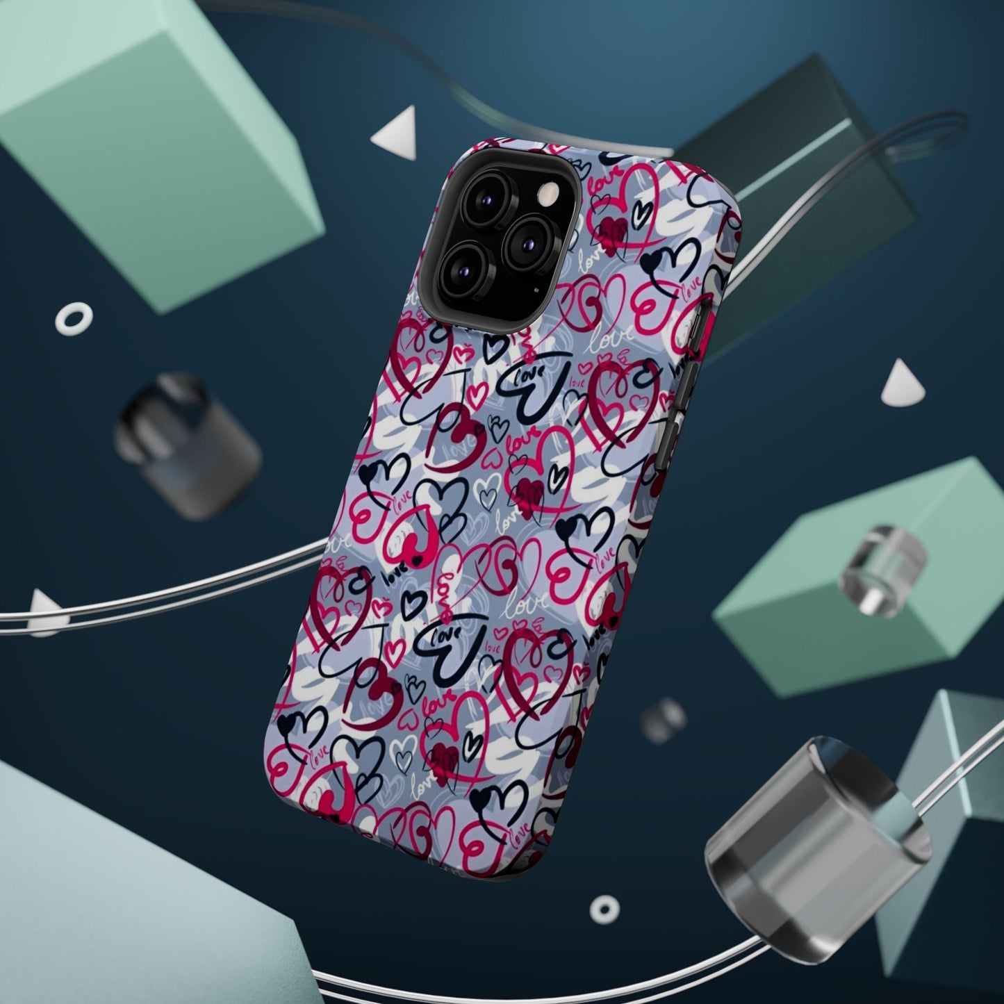 Graffiti Love Hearts MagSafe Case - BOGO Cases