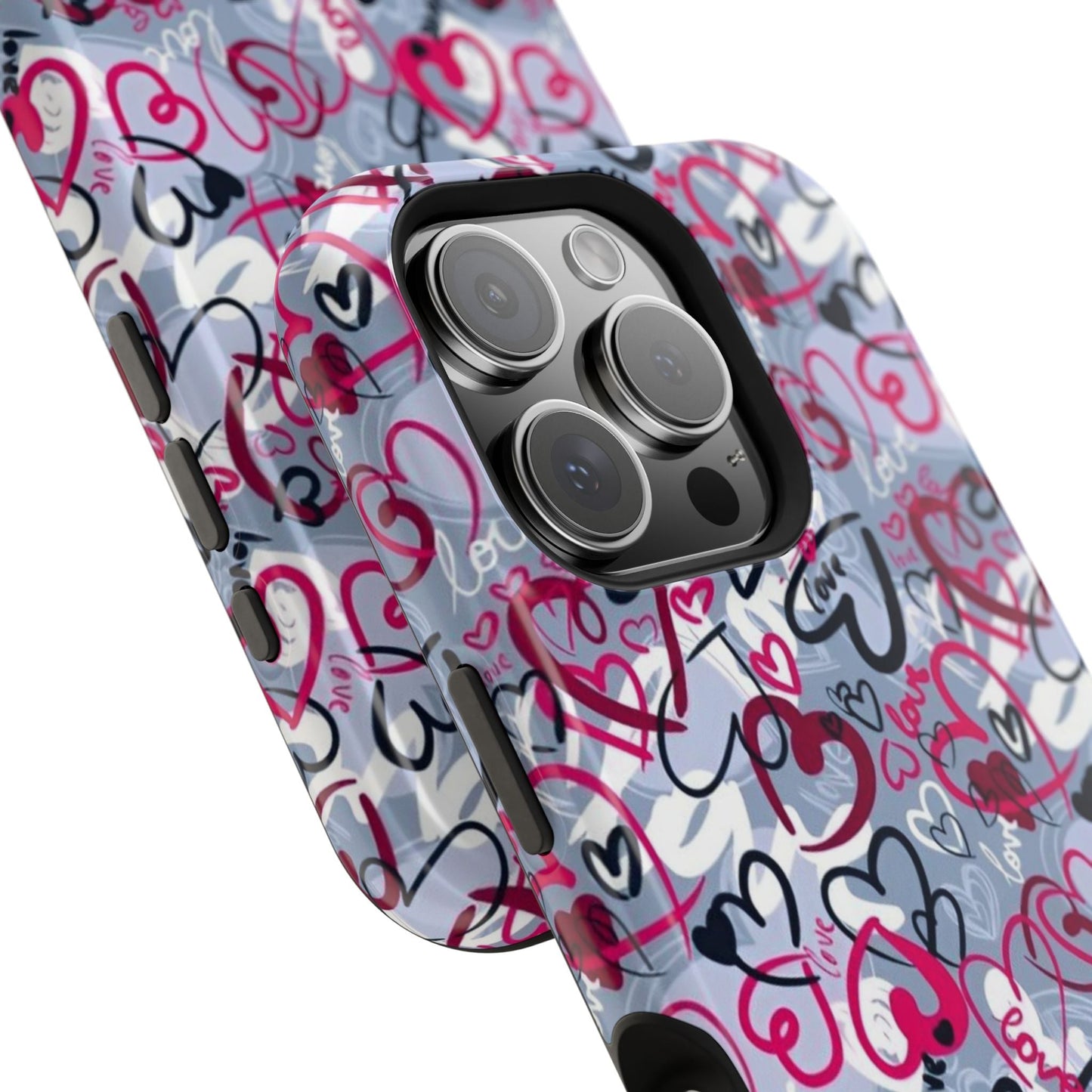 Graffiti Love Hearts MagSafe Case - BOGO Cases