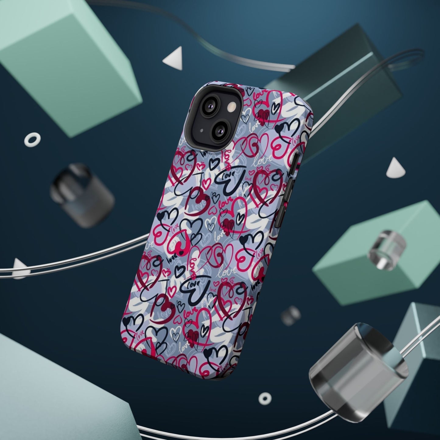 Graffiti Love Hearts MagSafe Case - BOGO Cases