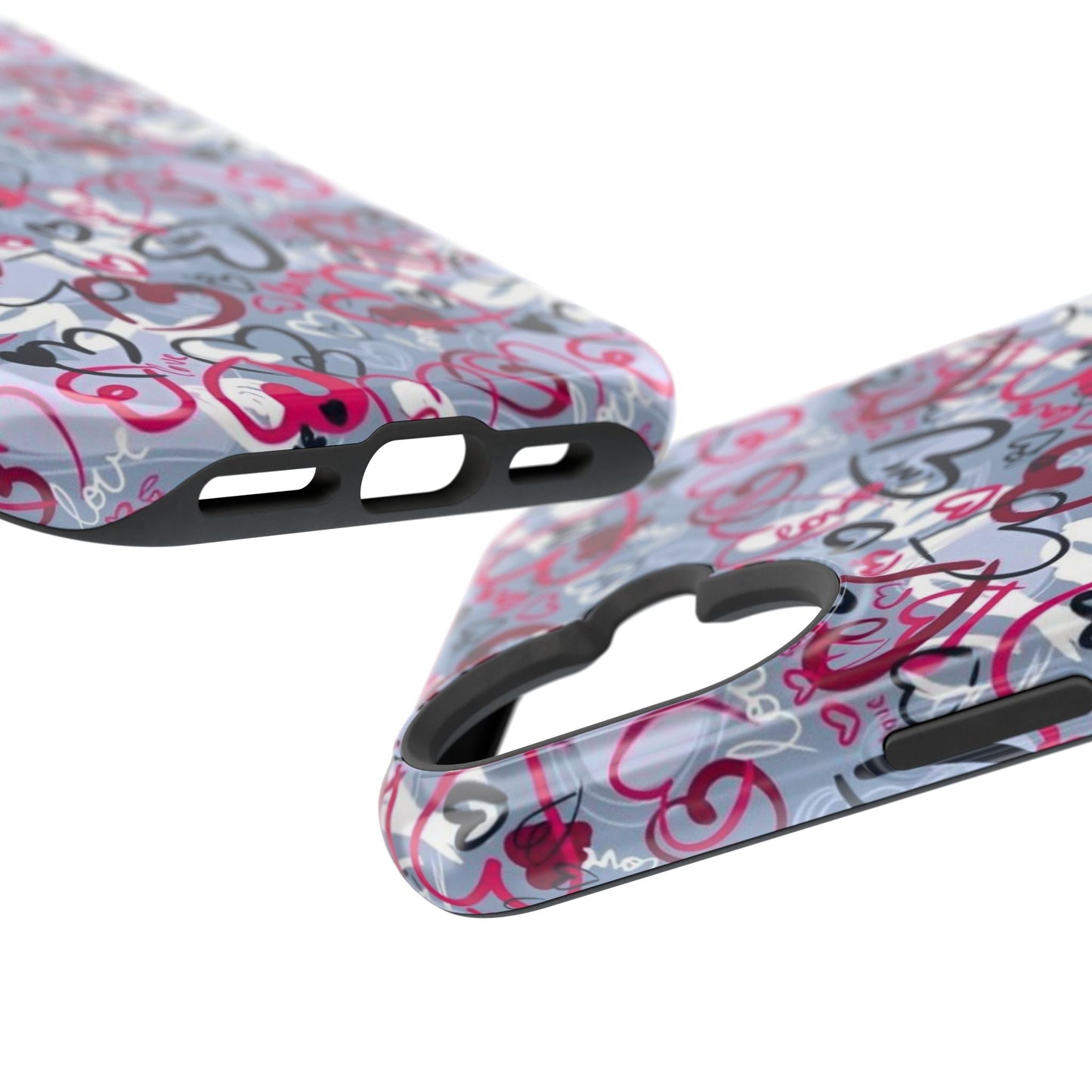 Graffiti Love Hearts MagSafe Case - BOGO Cases
