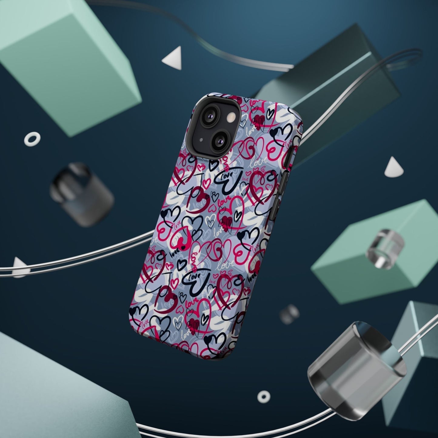 Graffiti Love Hearts MagSafe Case - BOGO Cases