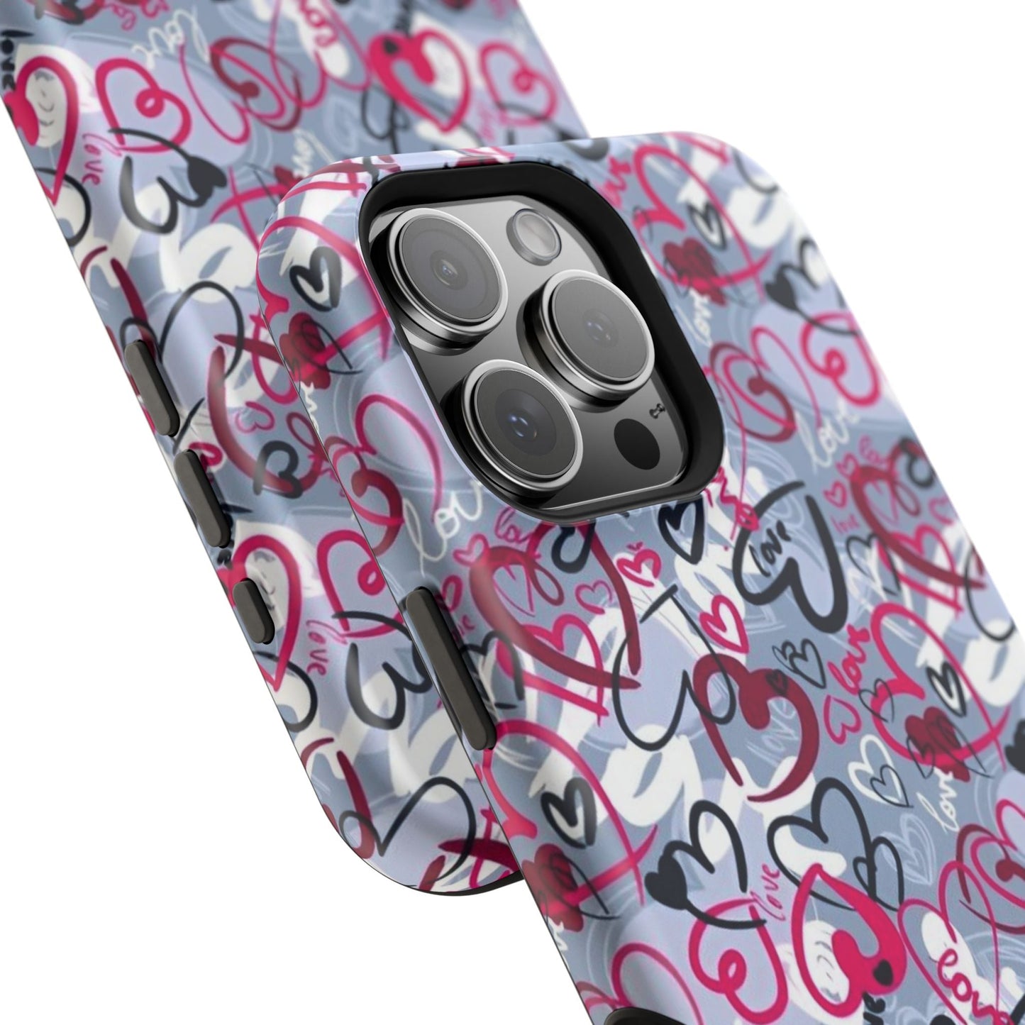 Graffiti Love Hearts MagSafe Case - BOGO Cases