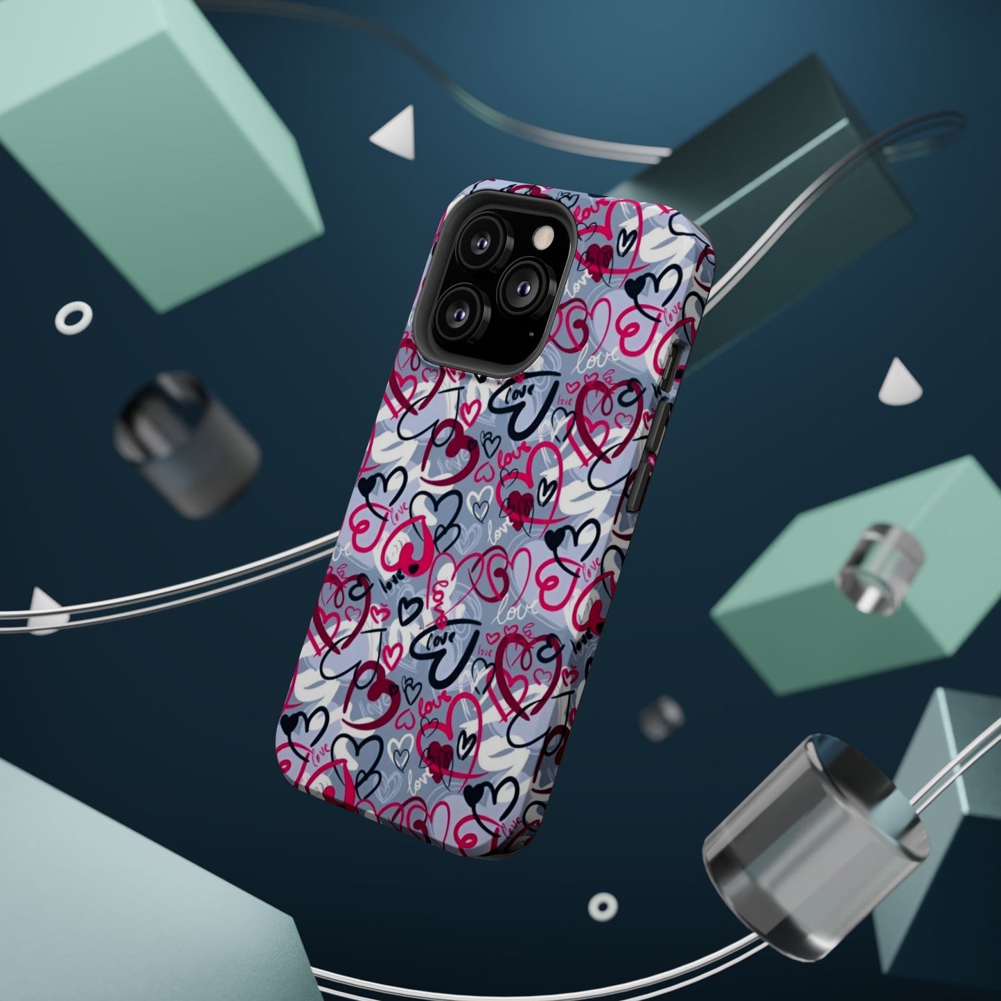 Graffiti Love Hearts MagSafe Case - BOGO Cases