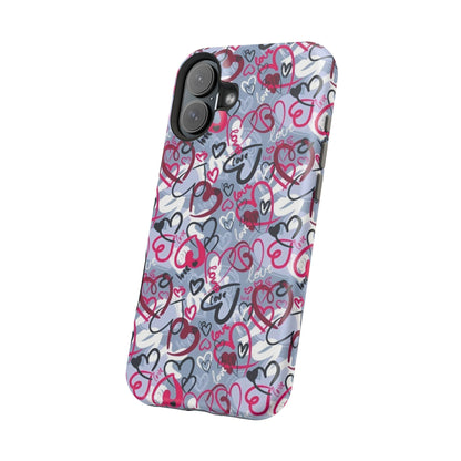 Graffiti Love Hearts MagSafe Case - BOGO Cases
