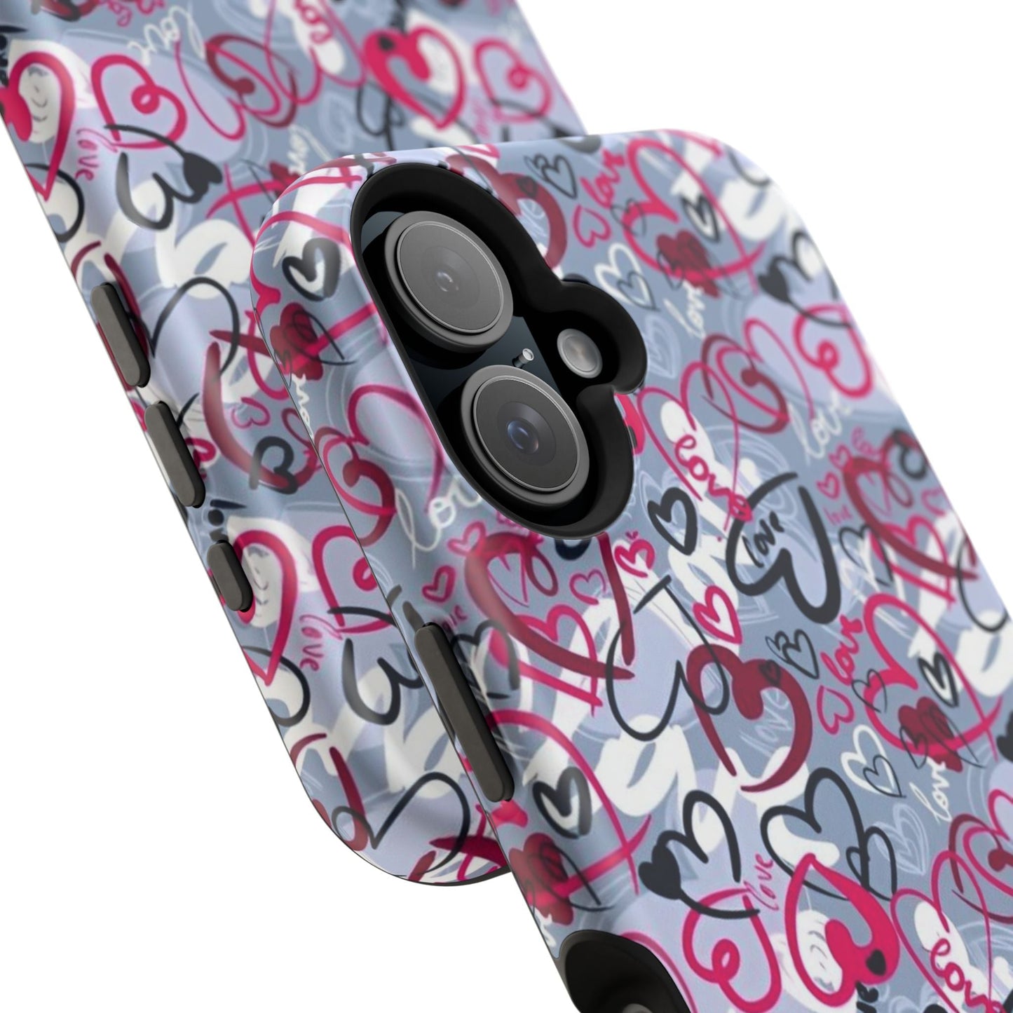 Graffiti Love Hearts MagSafe Case - BOGO Cases