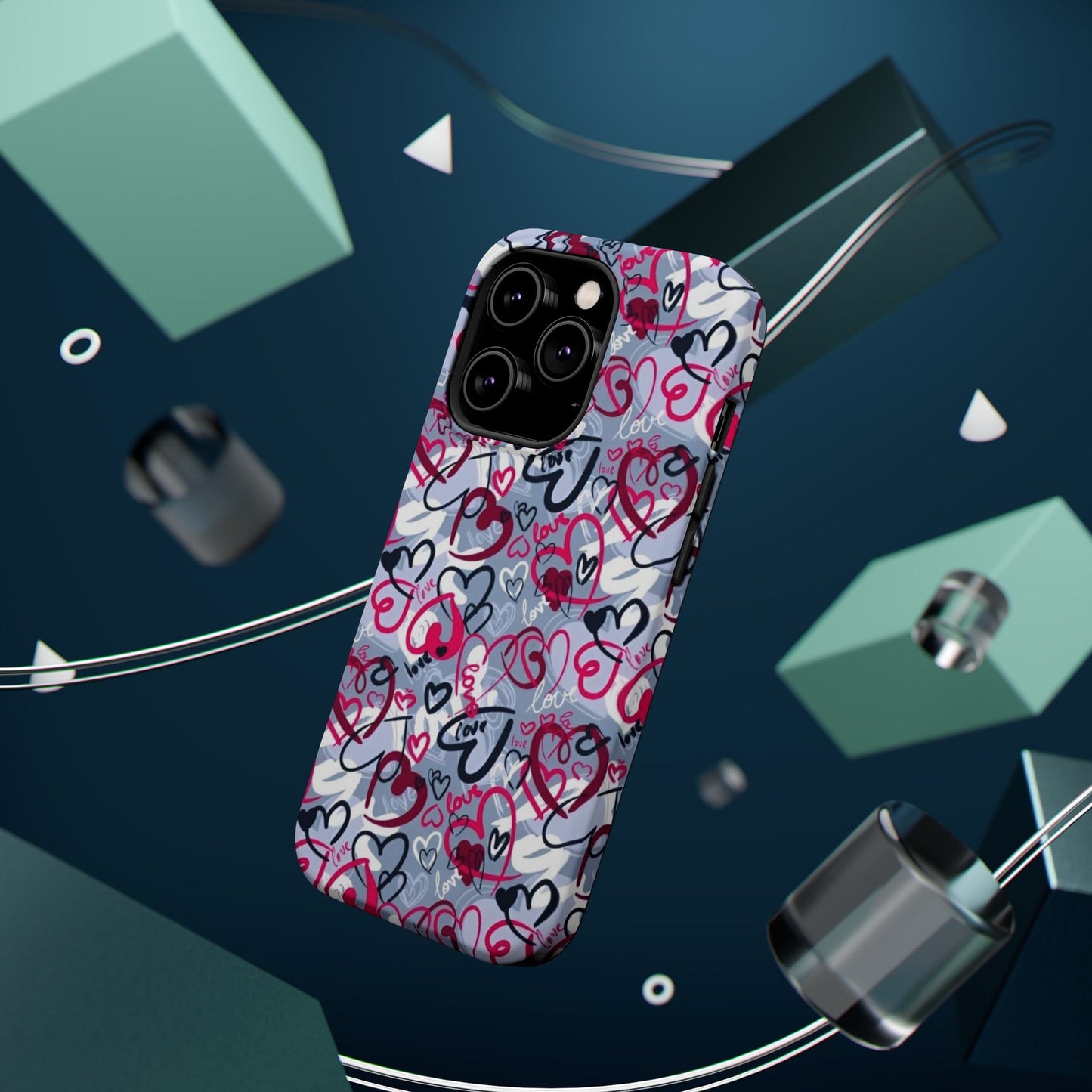 Graffiti Love Hearts MagSafe Case - BOGO Cases