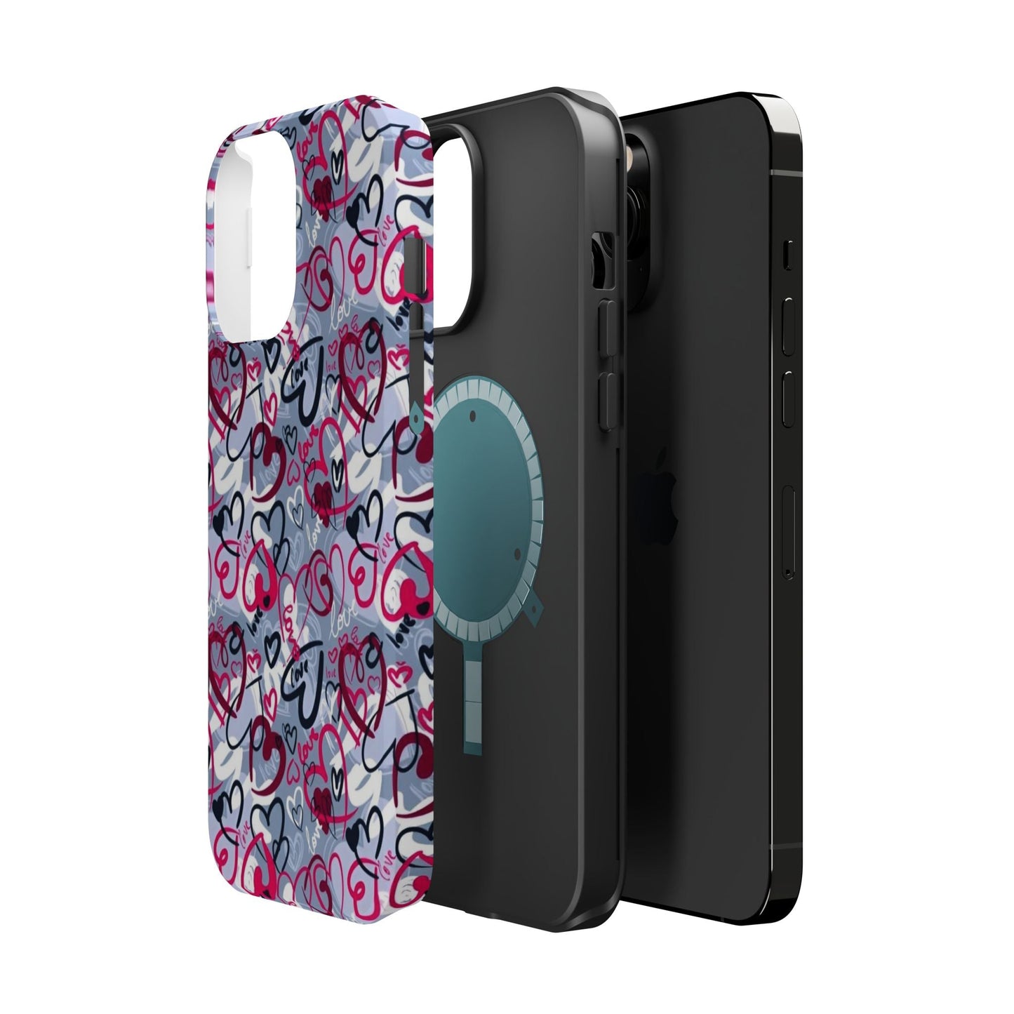 Graffiti Love Hearts MagSafe Case - BOGO Cases