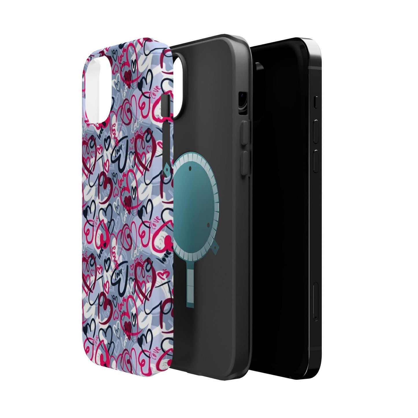 Graffiti Love Hearts MagSafe Case - BOGO Cases