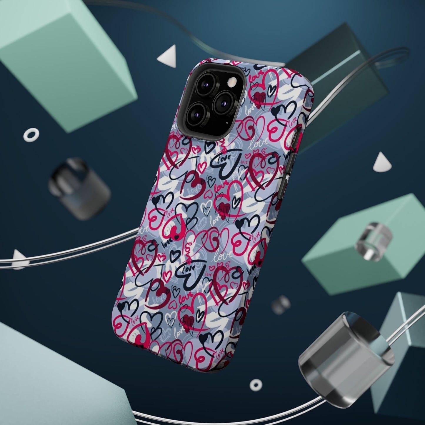Graffiti Love Hearts MagSafe Case - BOGO Cases