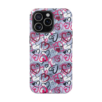 Graffiti Love Hearts MagSafe Case - BOGO Cases