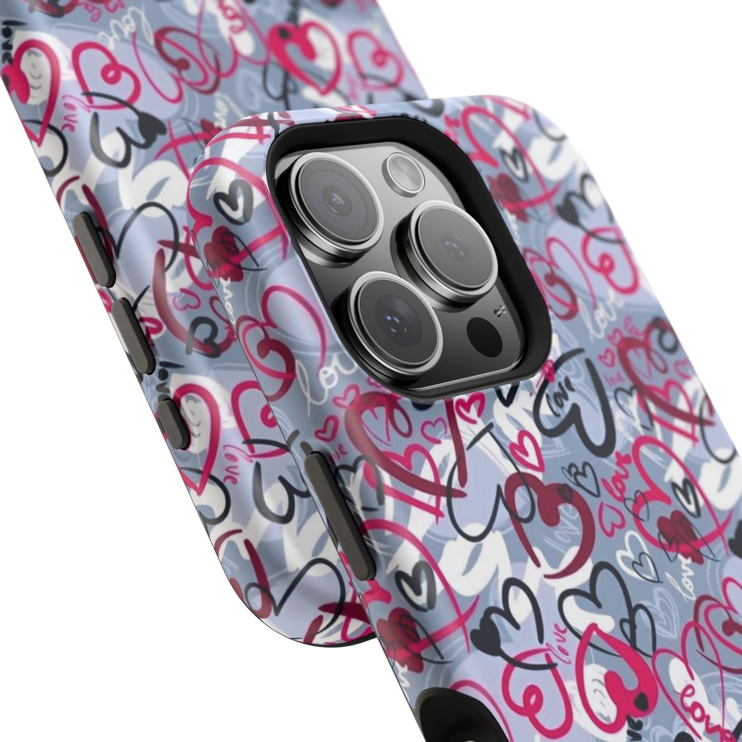 Graffiti Love Hearts MagSafe Case - BOGO Cases