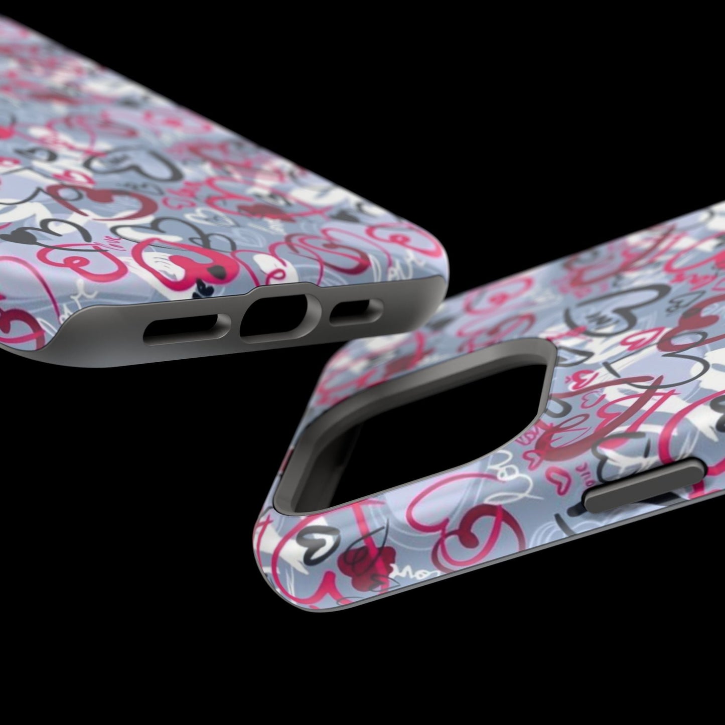 Graffiti Love Hearts MagSafe Case - BOGO Cases