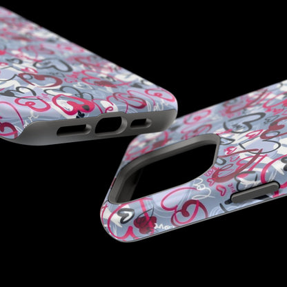 Graffiti Love Hearts MagSafe Case - BOGO Cases