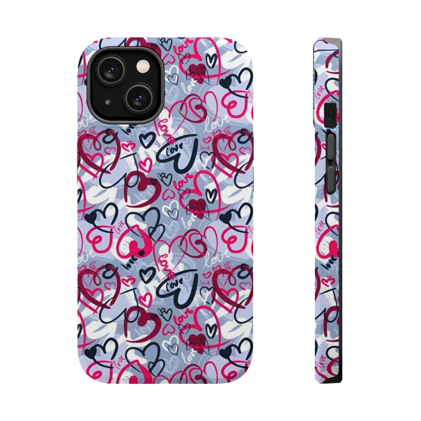 Graffiti Love Hearts MagSafe Case - BOGO Cases