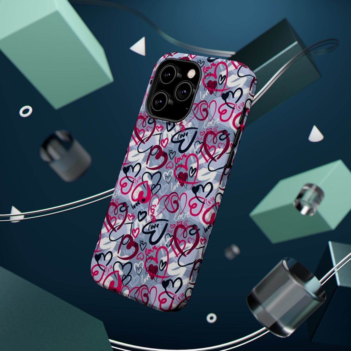 Graffiti Love Hearts MagSafe Case - BOGO Cases