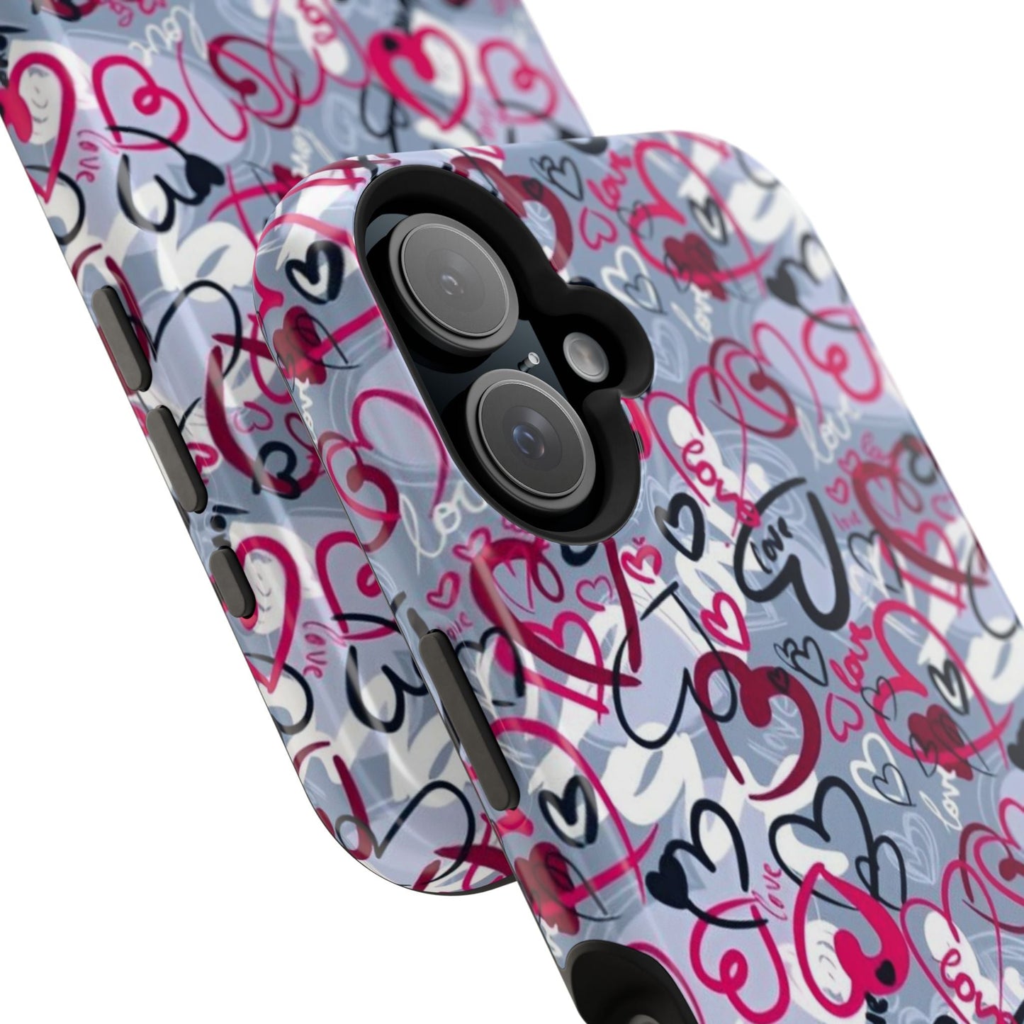 Graffiti Love Hearts MagSafe Case - BOGO Cases