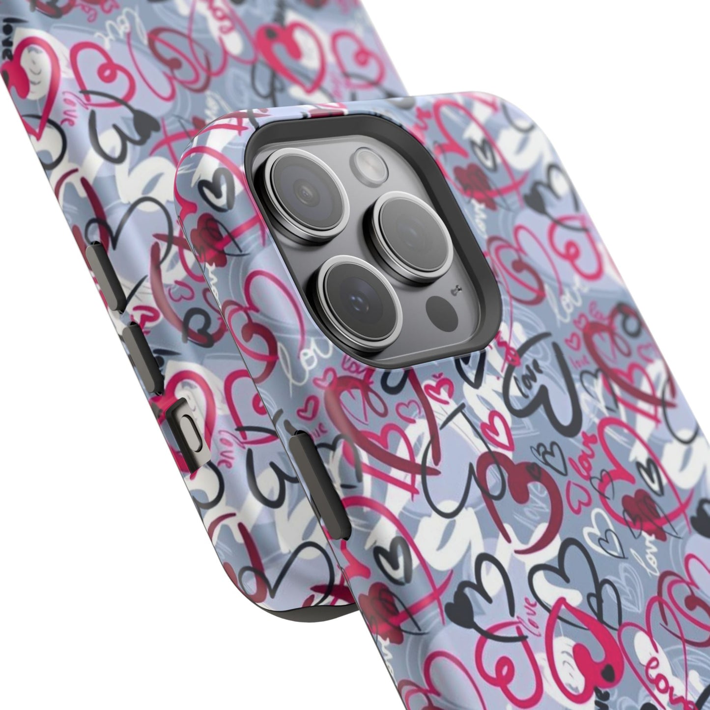Graffiti Love Hearts MagSafe Case - BOGO Cases