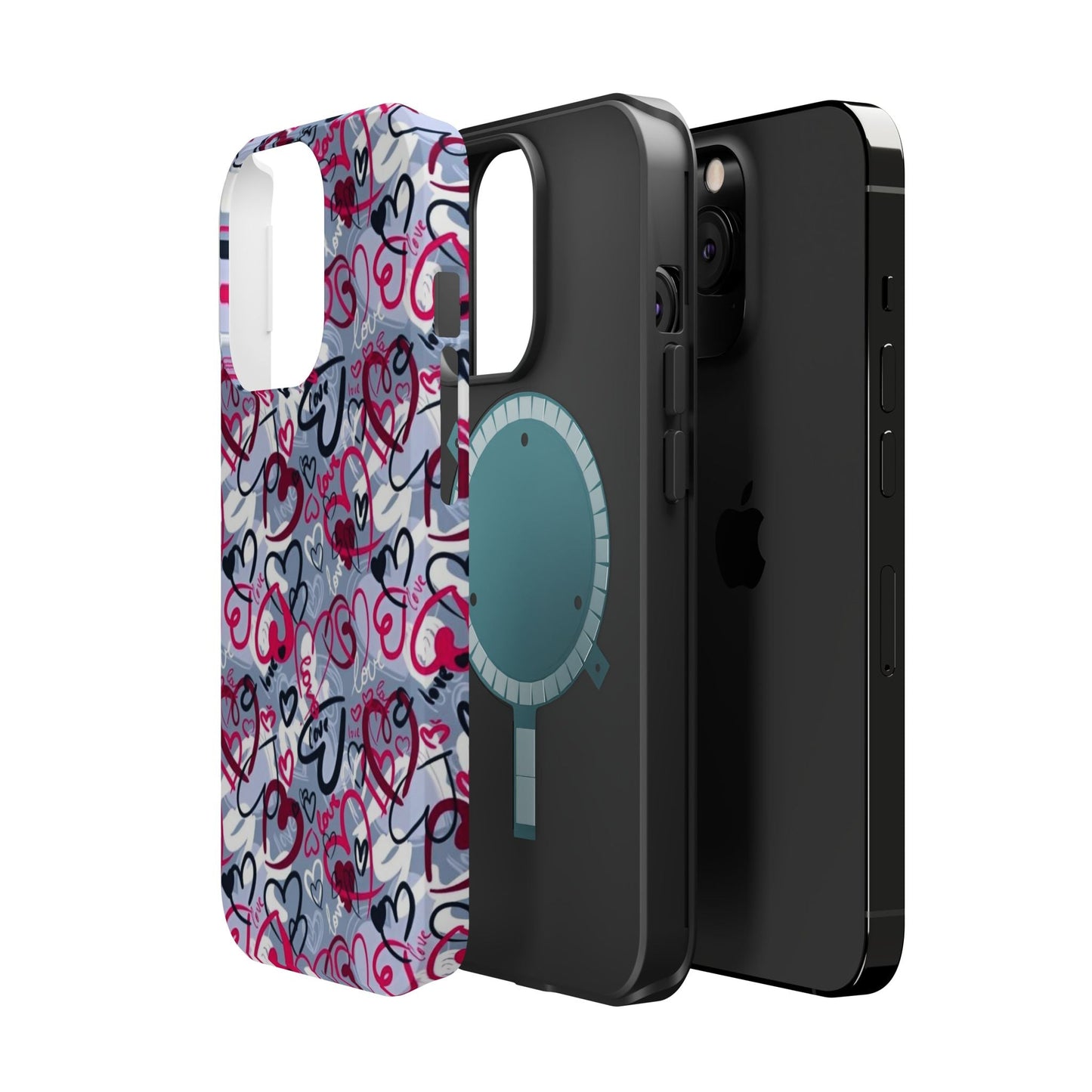 Graffiti Love Hearts MagSafe Case - BOGO Cases