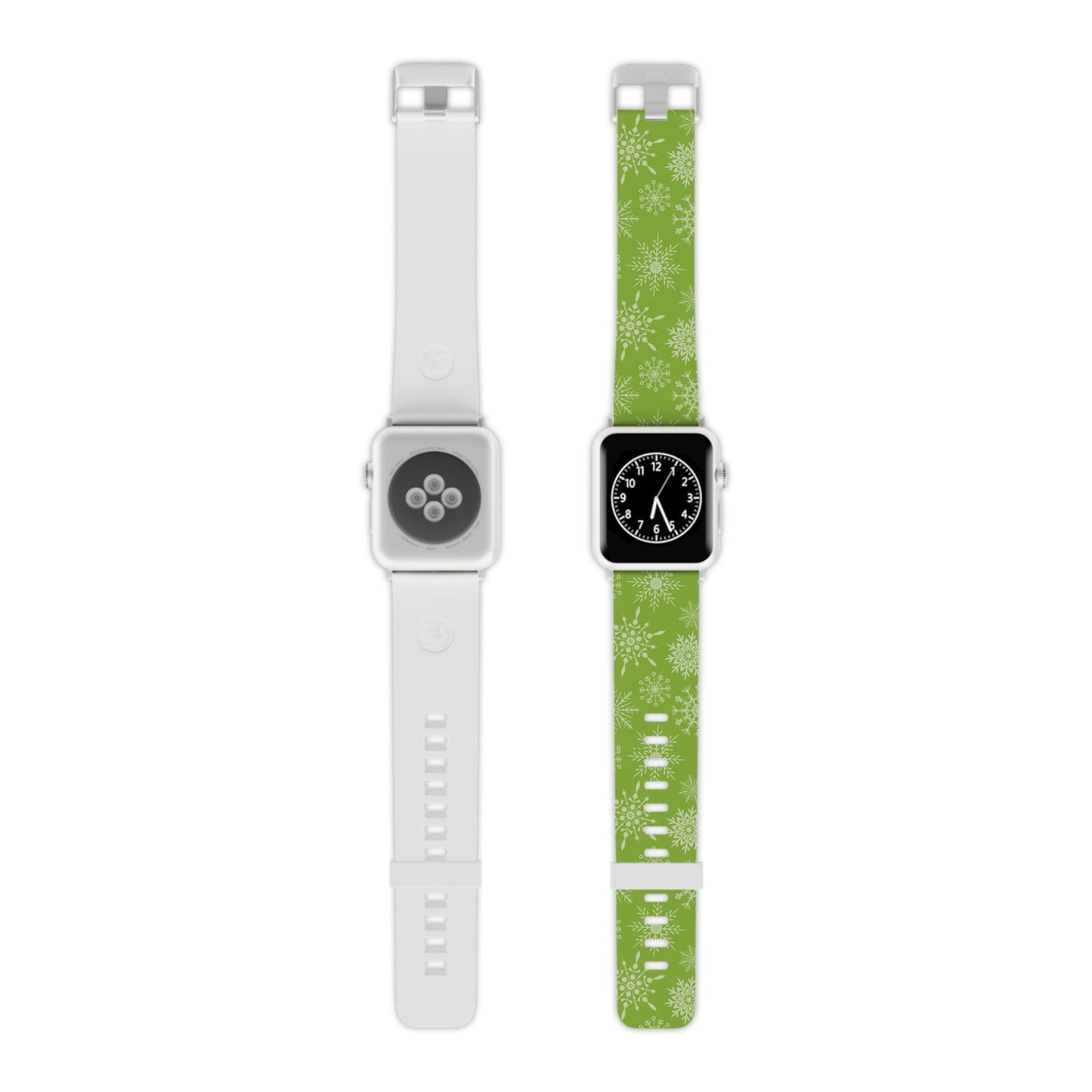 Green Snowflake Pattern Apple Watch Band - BOGO Cases