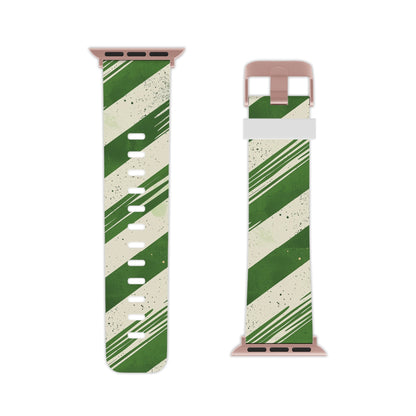 Green Stripes  Apple Watch Band - BOGO Cases